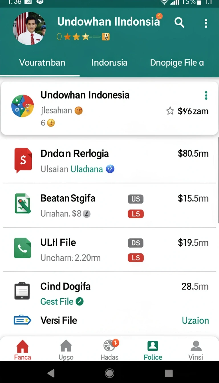Tampilan utama aplikasi Review Aplikasi bondan69 yang intuitif dan efisien.