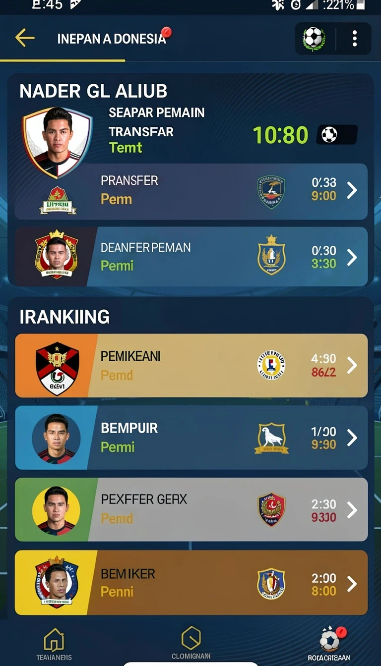 Tampilan utama aplikasi Review Aplikasi liga788 yang intuitif dan efisien.